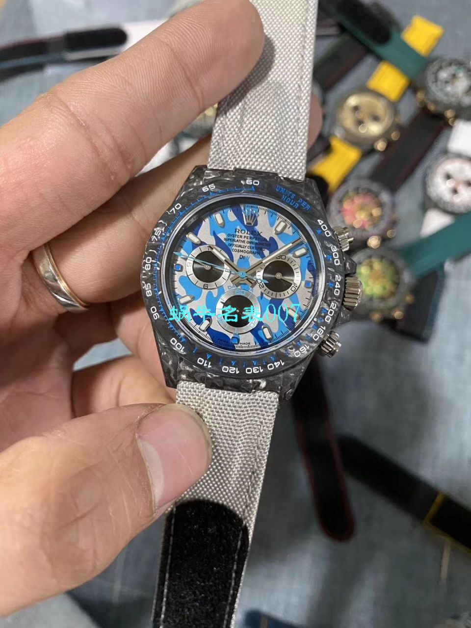 WWF Factory  High quality  Replica 最新升级版Rolex Rolex  carbon fiber  Ditongna Diw团队改造版 / R533