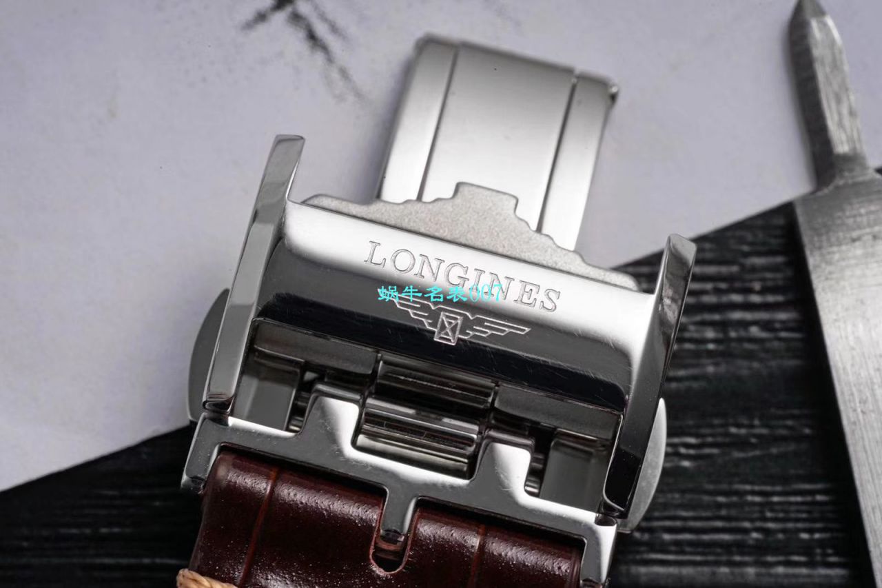 GS Factory  top  Replica Copy  Longines 名匠L2.909.4.78.3月相 wrist watches  / L163