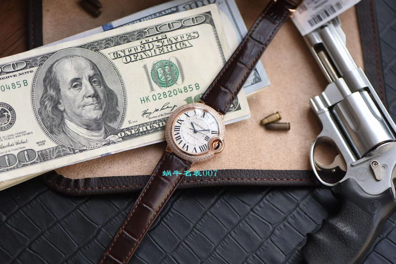 V6 Factory  top  Replica Copy 女表 Cartier  蓝气球33毫米系列WE902036 wrist watches  / K265