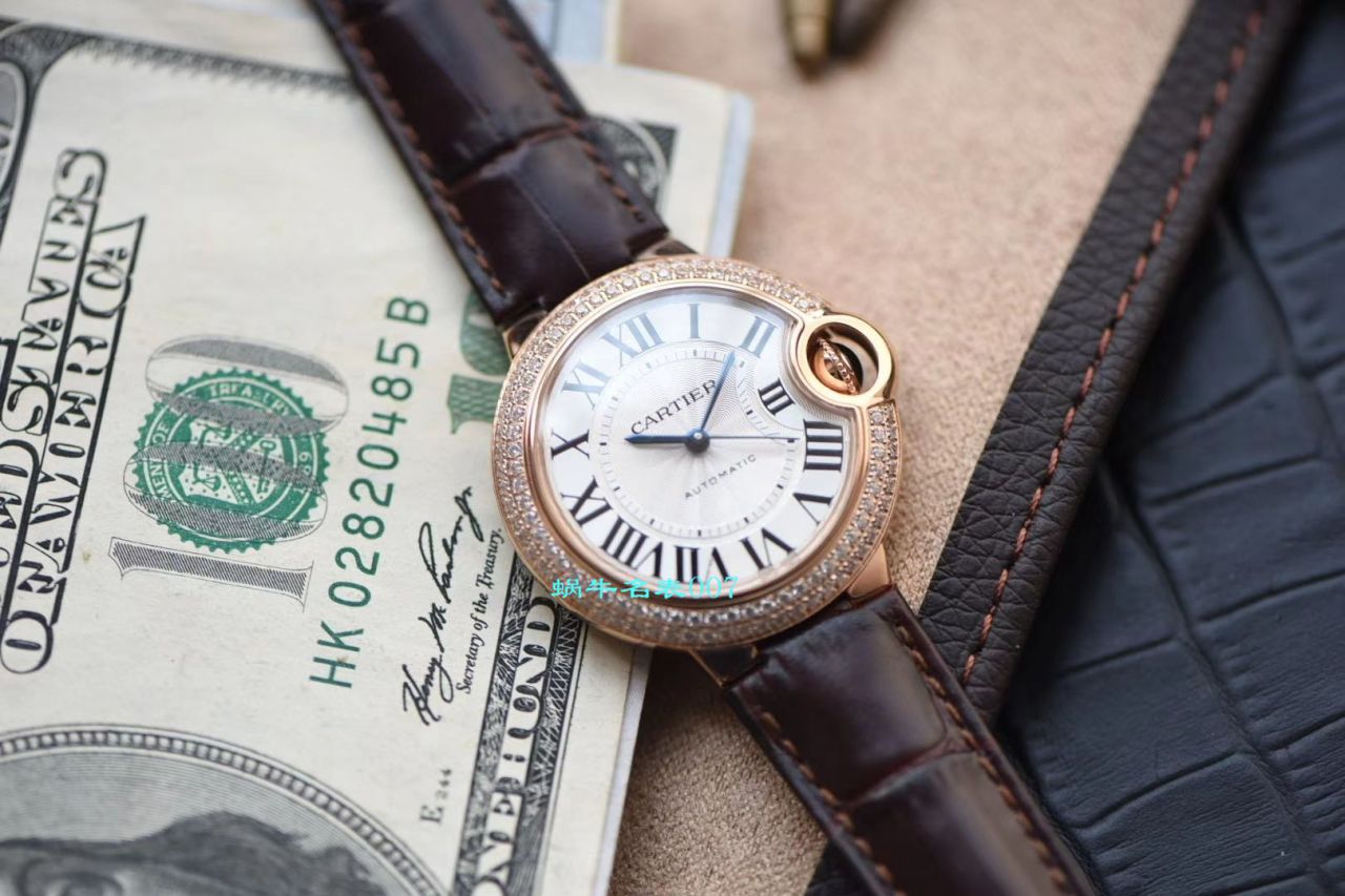 V6 Factory  top  Replica Copy 女表 Cartier  蓝气球33毫米系列WE902036 wrist watches  / K265