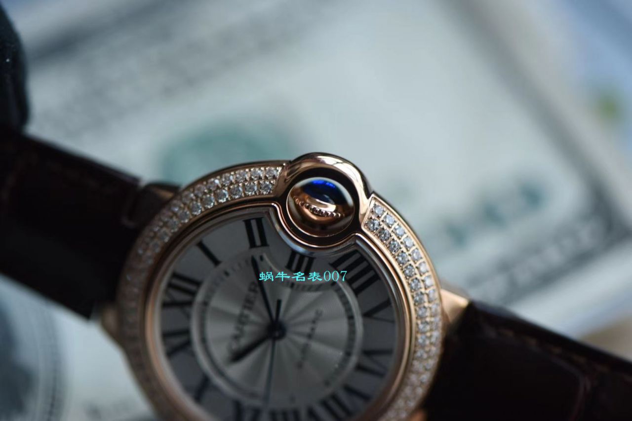 V6 Factory  top  Replica Copy 女表 Cartier  蓝气球33毫米系列WE902036 wrist watches  / K265