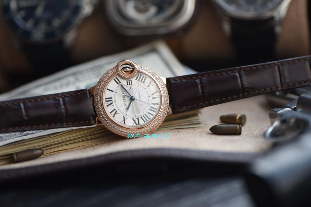 V6 Factory  top  Replica Copy 女表 Cartier  蓝气球33毫米系列WE902036 wrist watches  / K265