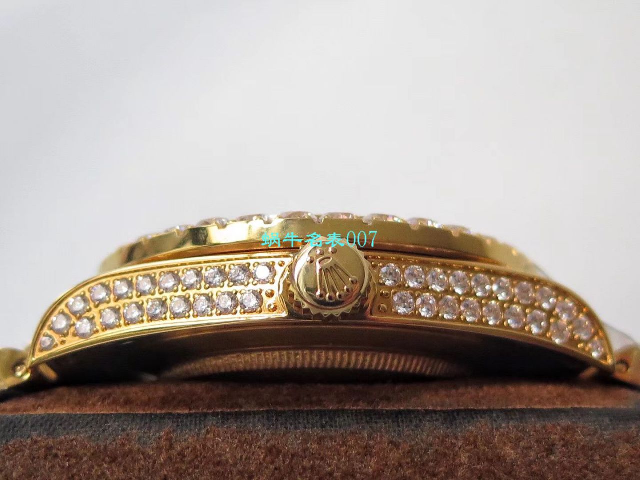 TW Factory  High quality  Replica  Rolex 帝皇版最豪Day date II系列 Day-Date 型密镶钻特别款 wrist watches  / R355