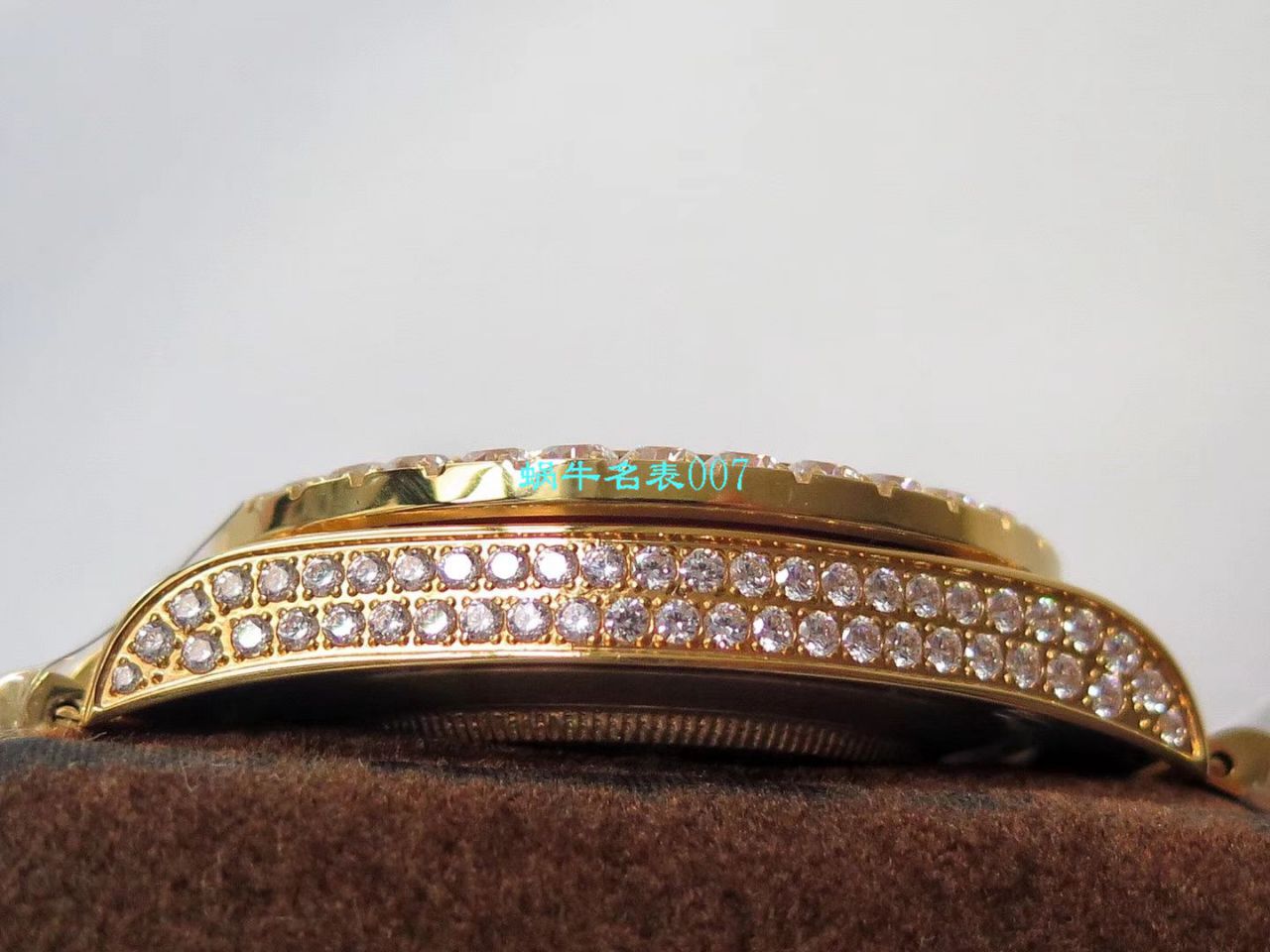 TW Factory  High quality  Replica  Rolex 帝皇版最豪Day date II系列 Day-Date 型密镶钻特别款 wrist watches  / R355