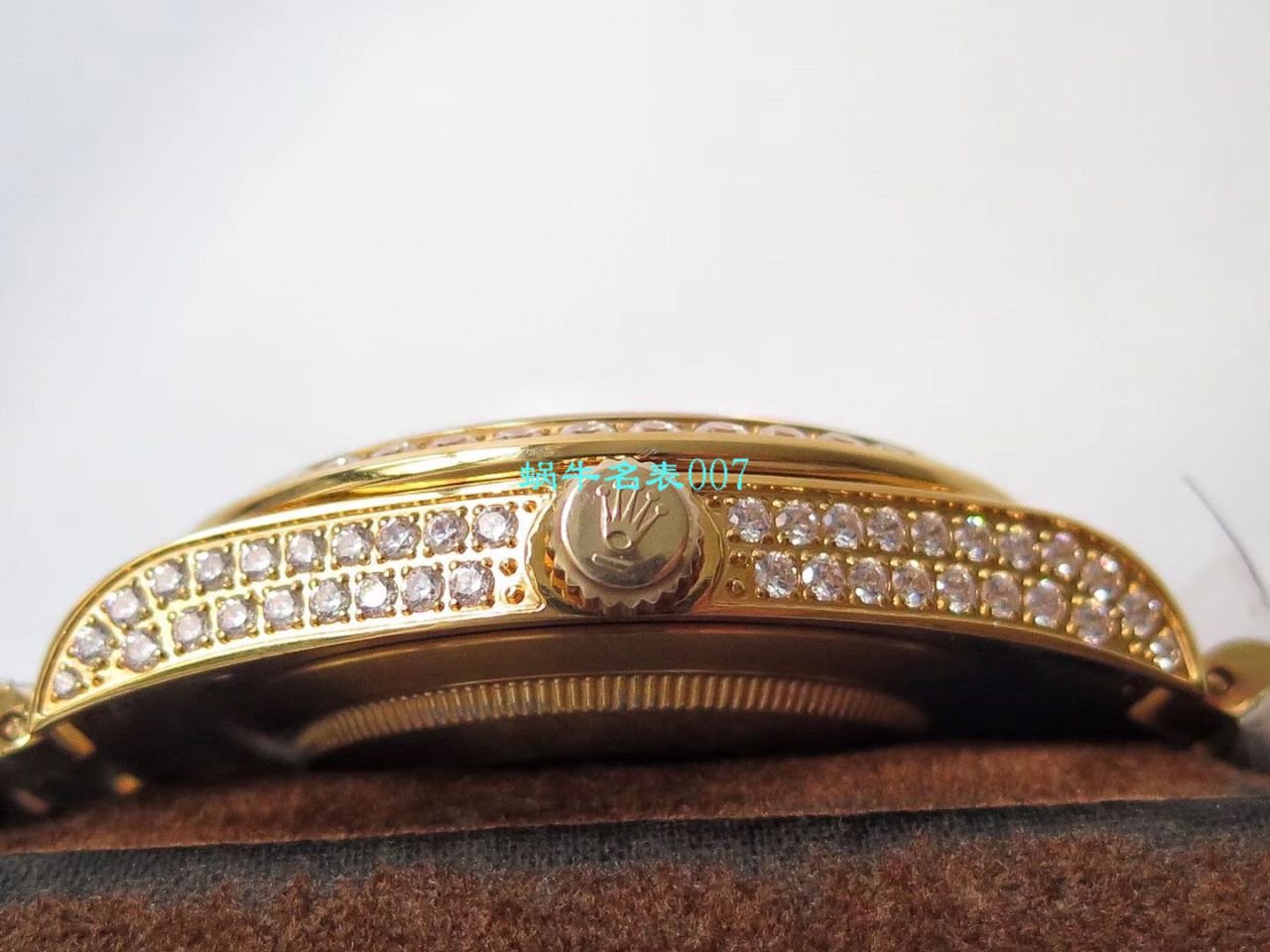 TW Factory  High quality  Replica  Rolex 帝皇版最豪Day date II系列 Day-Date 型密镶钻特别款 wrist watches  / R355