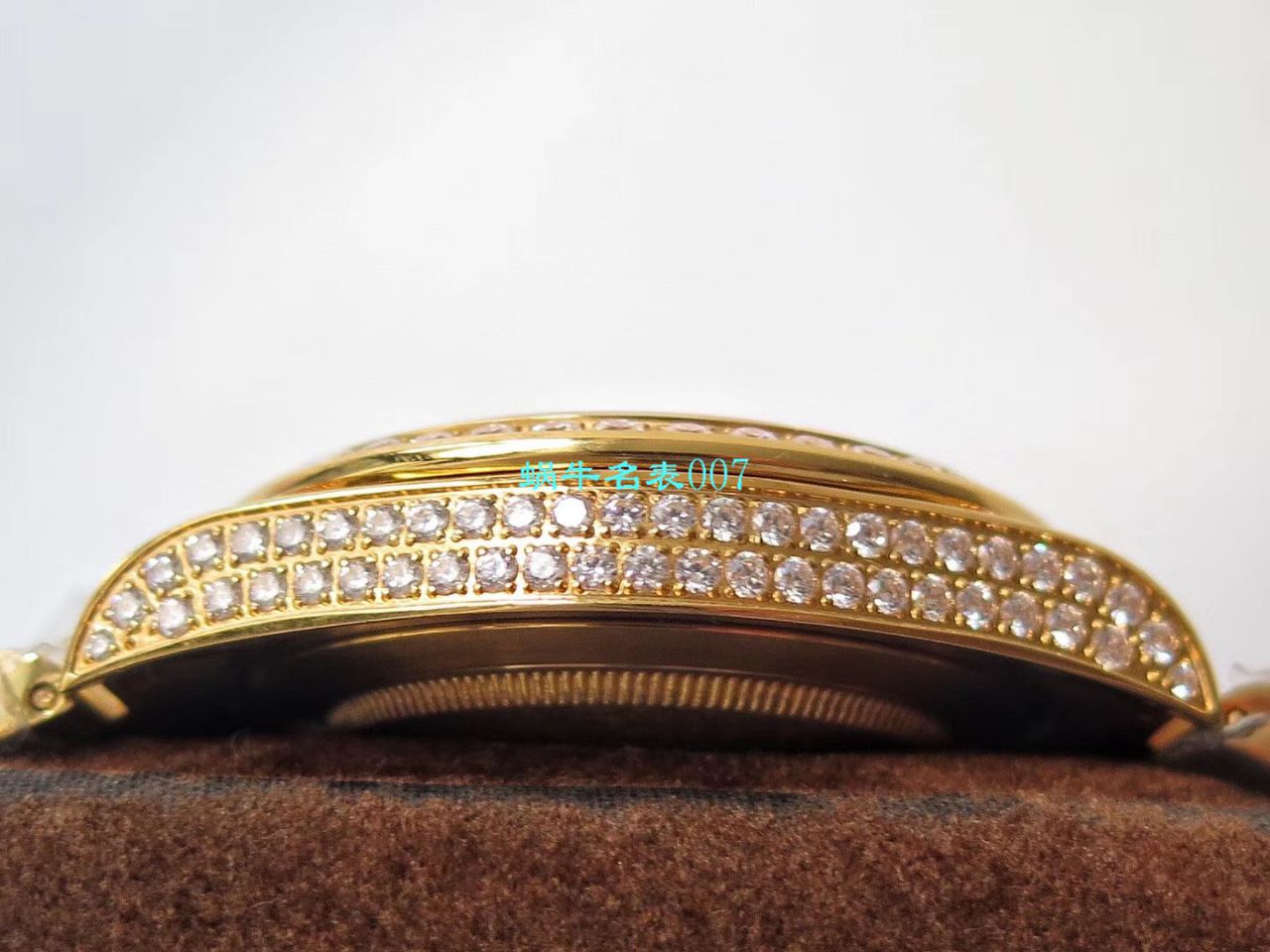 TW Factory  High quality  Replica  Rolex 帝皇版最豪Day date II系列 Day-Date 型密镶钻特别款 wrist watches  / R355