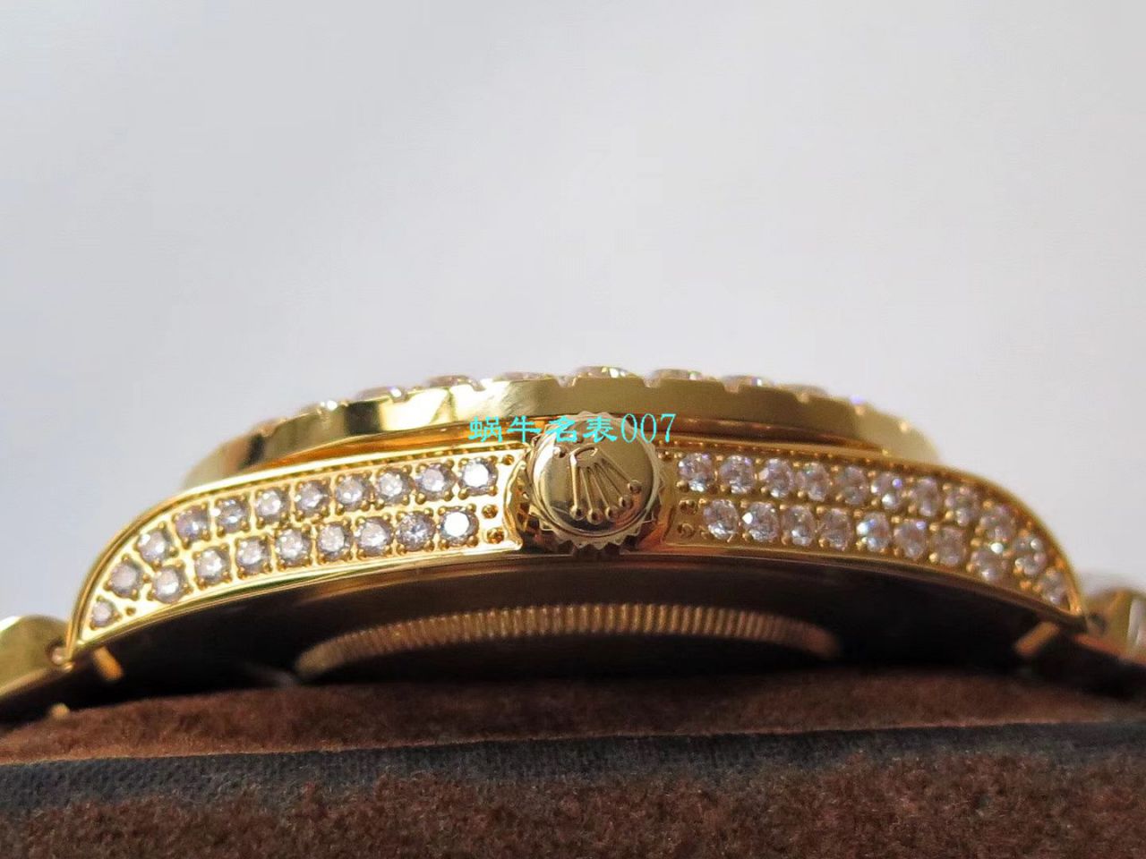 TW Factory  High quality  Replica  Rolex 帝皇版最豪Day date II系列 Day-Date 型密镶钻特别款 wrist watches  / R355