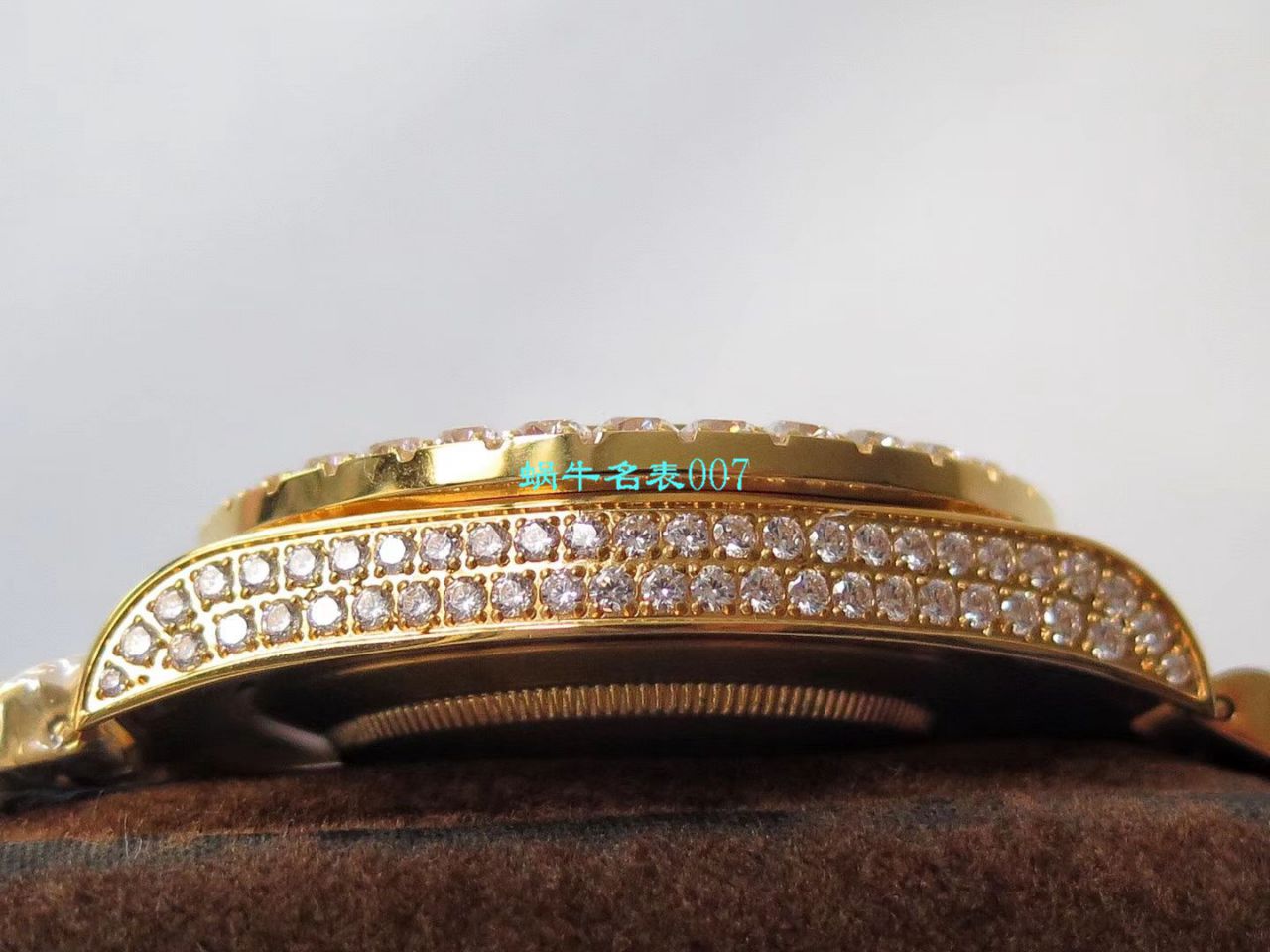 TW Factory  High quality  Replica  Rolex 帝皇版最豪Day date II系列 Day-Date 型密镶钻特别款 wrist watches  / R355