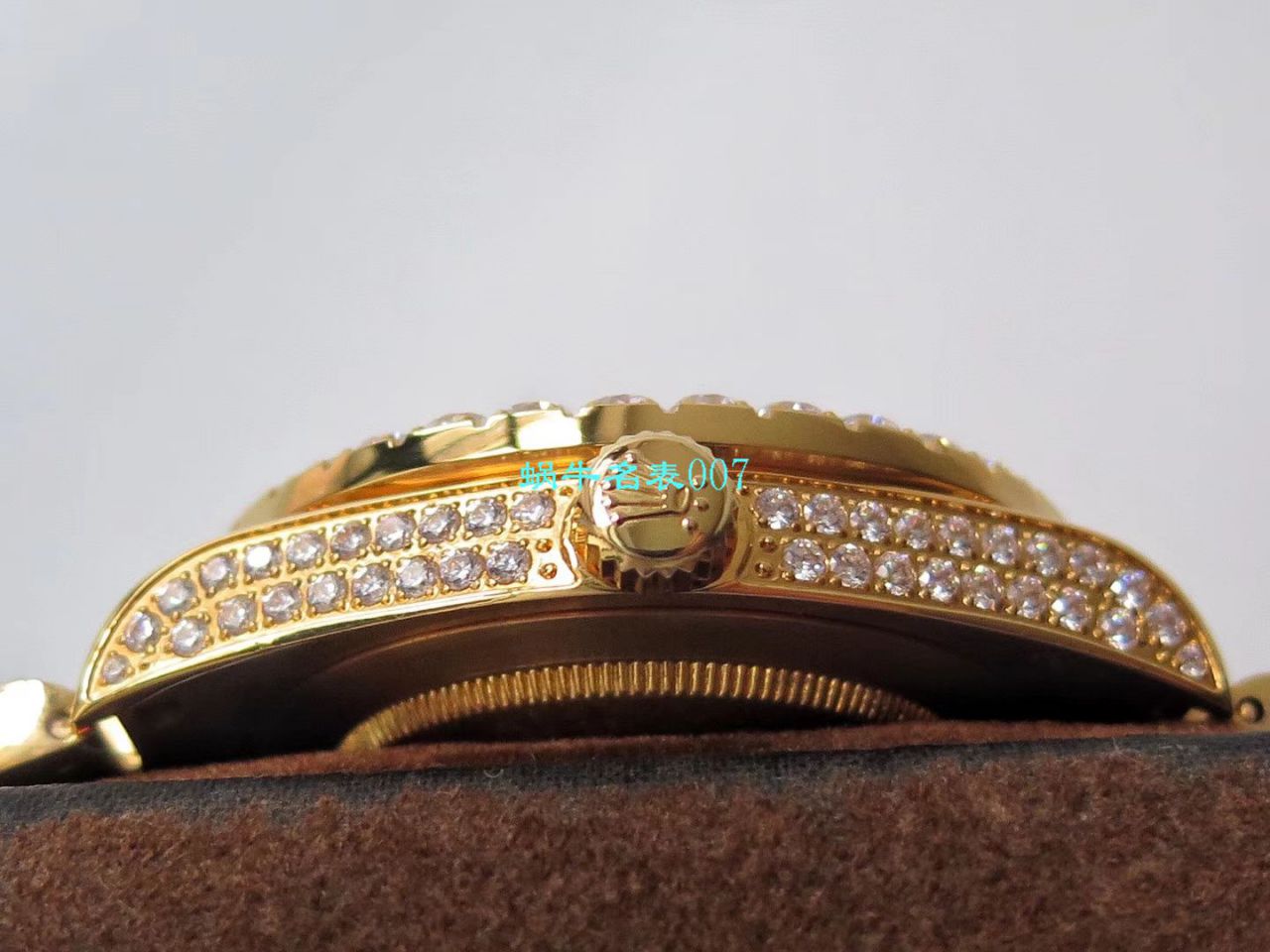 TW Factory  High quality  Replica  Rolex 帝皇版最豪Day date II系列 Day-Date 型密镶钻特别款 wrist watches  / R355