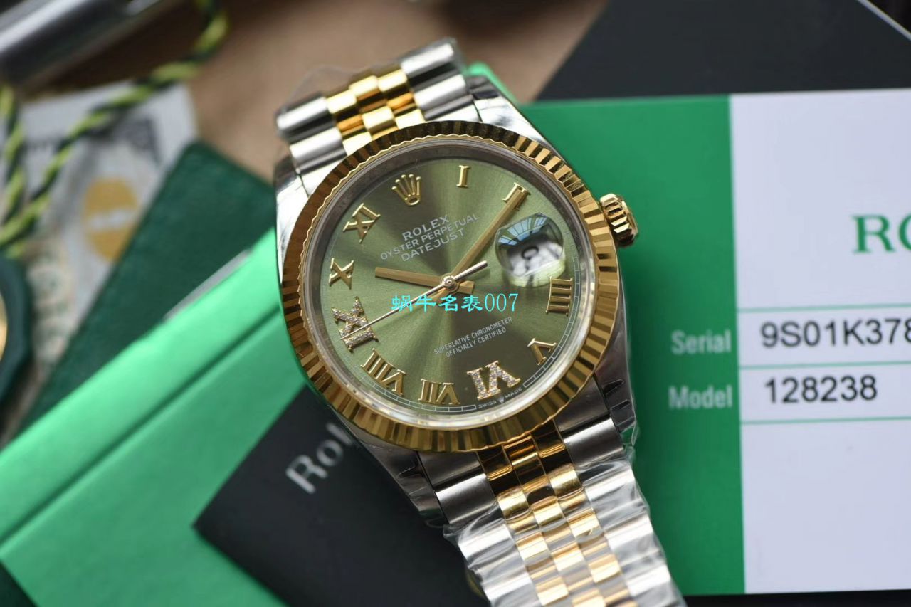  Video analysis EW Factory  top  Replica Copy  Rolex   Datejust 36毫米m126233-0025 wrist watches  / R356