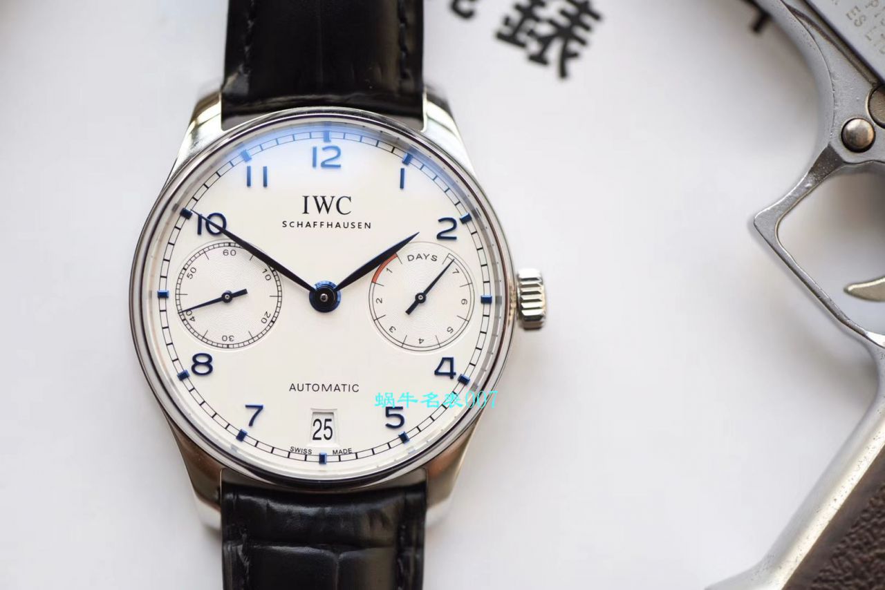  Video analysis ZF Factory  top  Replica Copy IWC IWC 葡七V5最高版本IW500705 wrist watches  / WG517