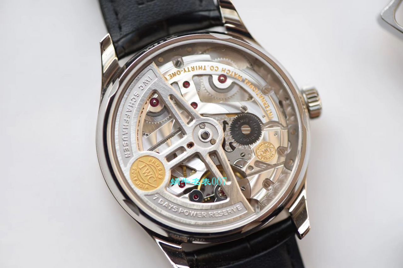  Video analysis ZF Factory  top  Replica Copy IWC IWC 葡七V5最高版本IW500705 wrist watches  / WG517