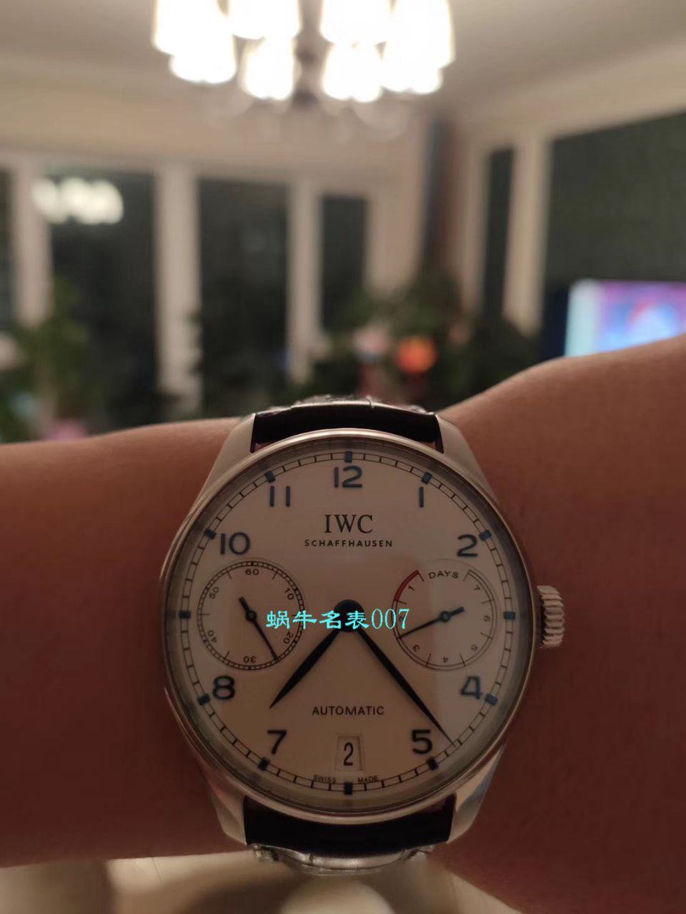  Video analysis ZF Factory  top  Replica Copy IWC IWC 葡七V5最高版本IW500705 wrist watches  / WG517