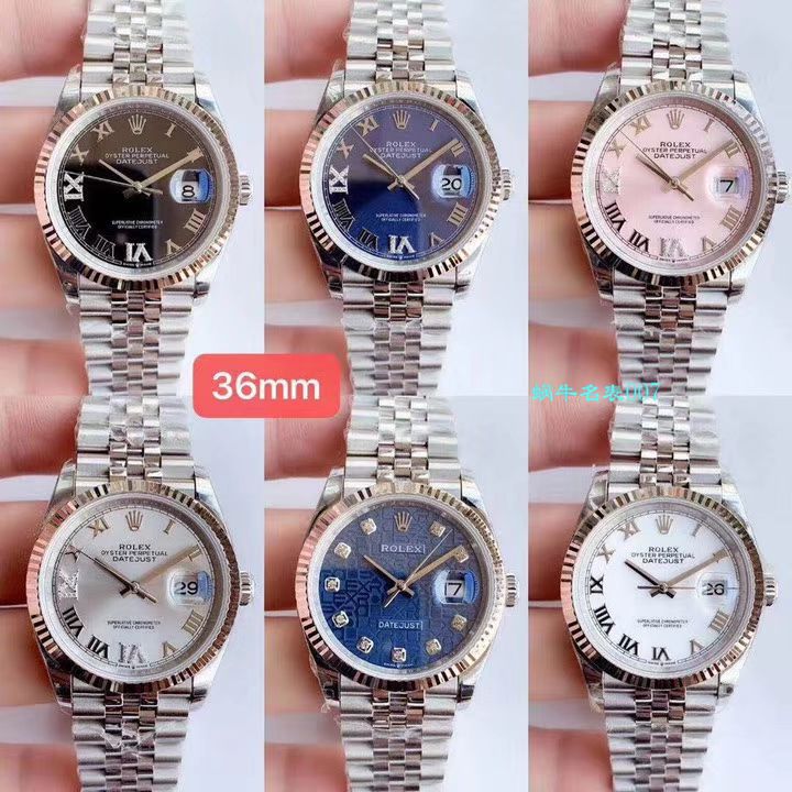  Video analysis EW Factory  top  Replica Copy  Rolex   Datejust 36毫米m126233-0025 wrist watches  / R356