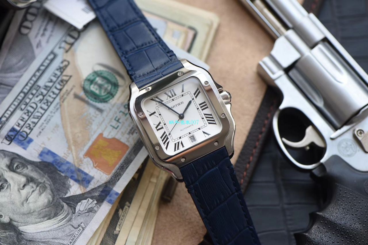  Video analysis HBBV6 Factory  top  Replica  Cartier   Santos 系列WSSA0009（大号） wrist watches  / K266