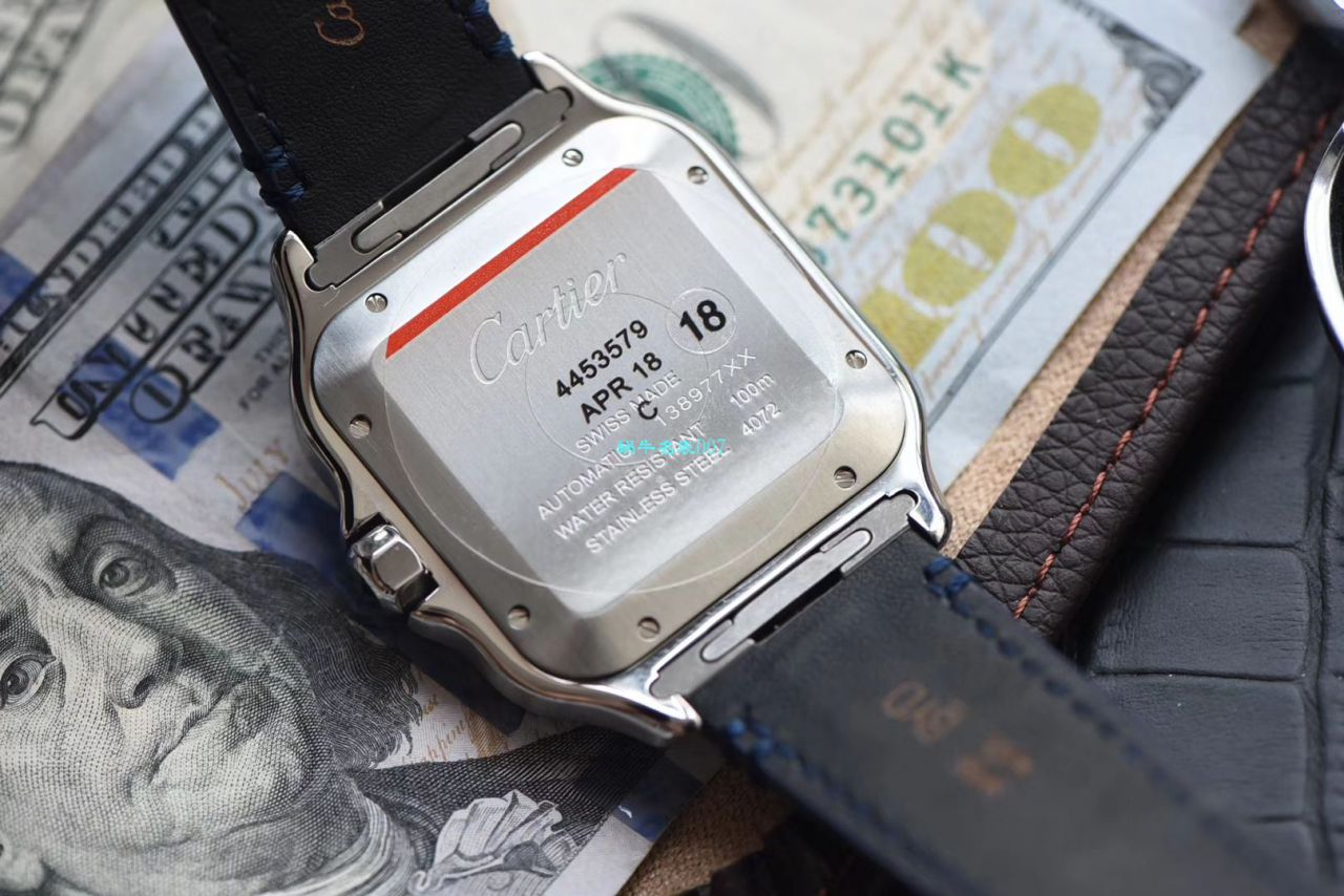  Video analysis HBBV6 Factory  top  Replica  Cartier   Santos 系列WSSA0009（大号） wrist watches  / K266