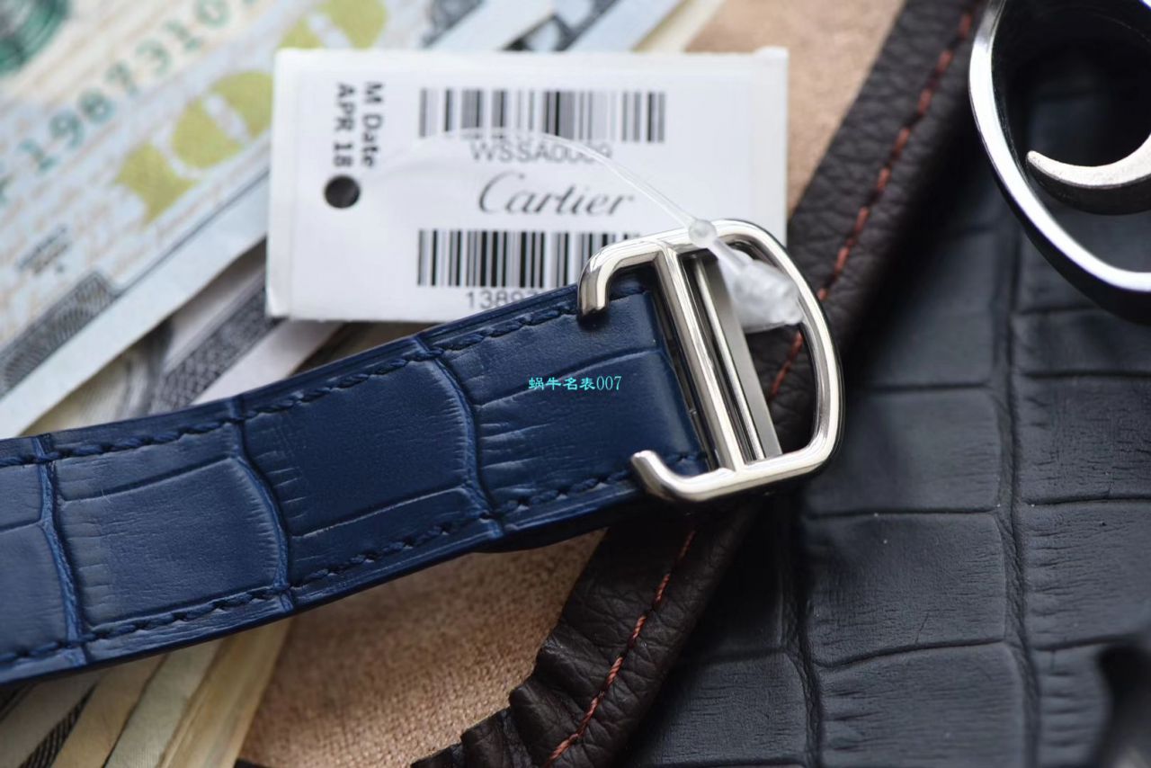  Video analysis HBBV6 Factory  top  Replica  Cartier   Santos 系列WSSA0009（大号） wrist watches  / K266