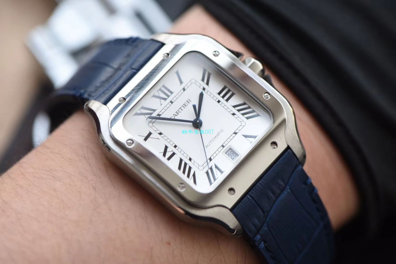  Video analysis HBBV6 Factory  top  Replica  Cartier   Santos 系列WSSA0009（大号） wrist watches  / K266