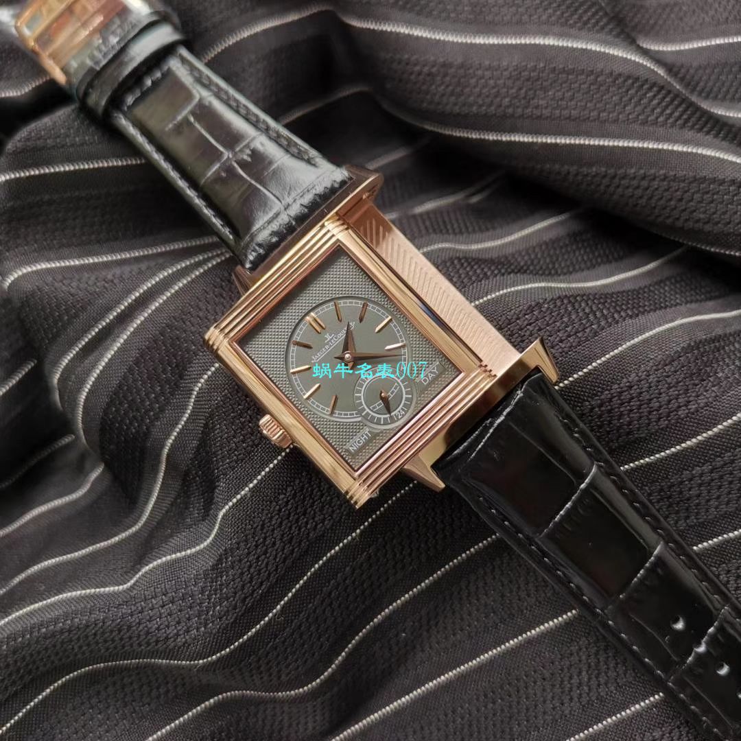 MG Factory  High quality  Replica Watches  Jaeger-LeCoultre 翻转Reverso Tribute双面双时区Q3978480,3988482 wrist watches  / JJ169