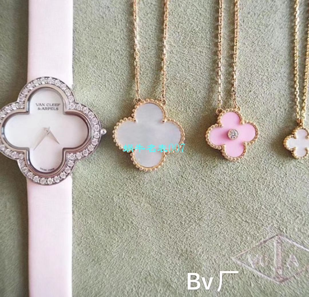 V&A Factory 2020年最新款 Replica 女表梵克雅宝ALHAMBRA系列VCARO8WT00,VCARO8SF00 wrist watches  / VCA09