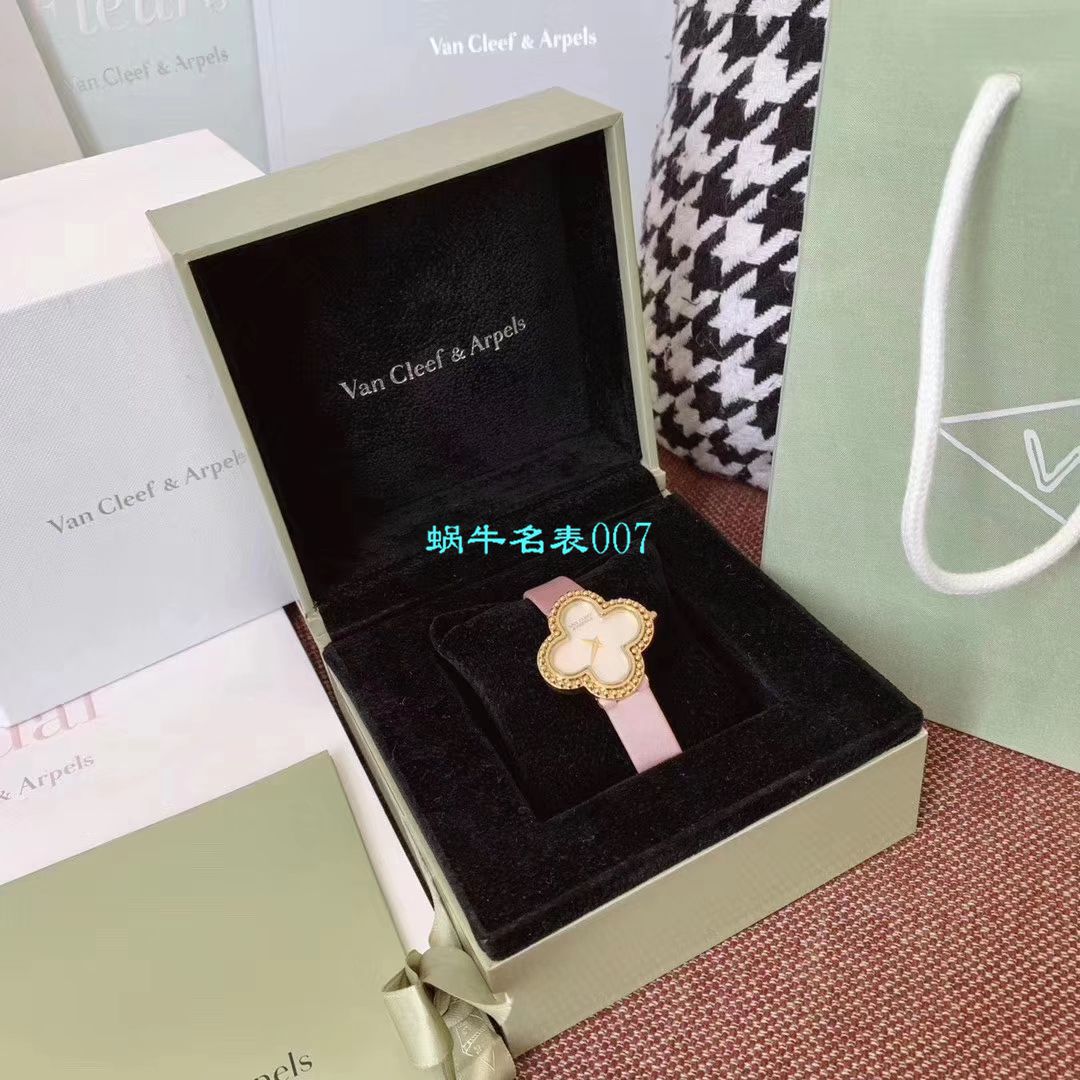 V&A Factory 2020年最新款 Replica 女表梵克雅宝ALHAMBRA系列VCARO8WT00,VCARO8SF00 wrist watches  / VCA09