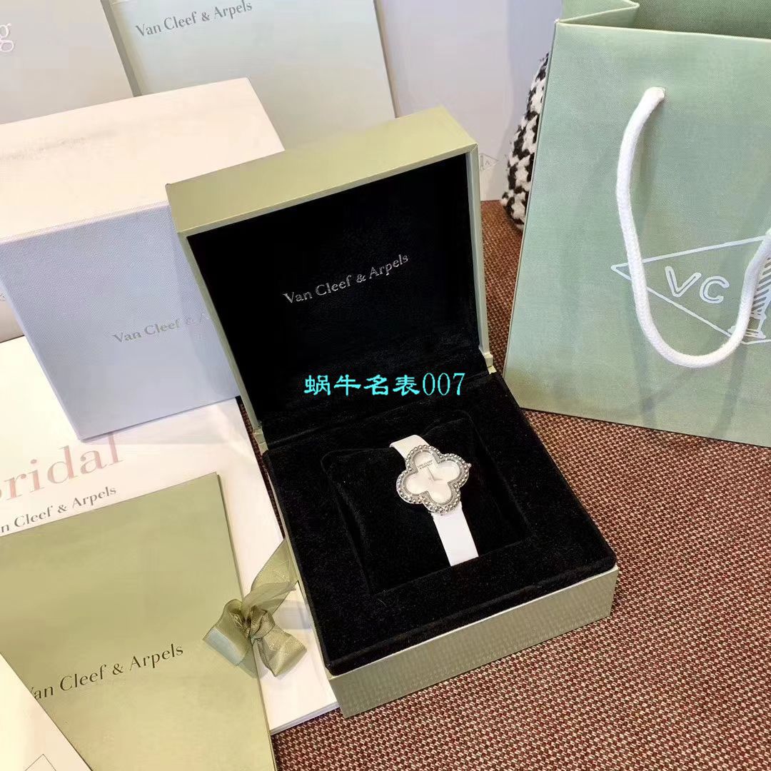 V&A Factory 2020年最新款 Replica 女表梵克雅宝ALHAMBRA系列VCARO8WT00,VCARO8SF00 wrist watches  / VCA09