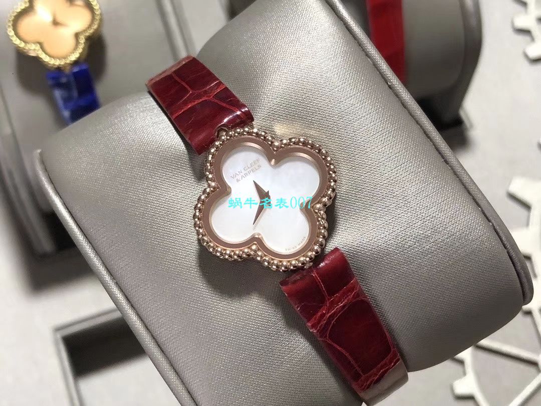V&A Factory 2020年最新款 Replica 女表梵克雅宝ALHAMBRA系列VCARO8WT00,VCARO8SF00 wrist watches  / VCA09