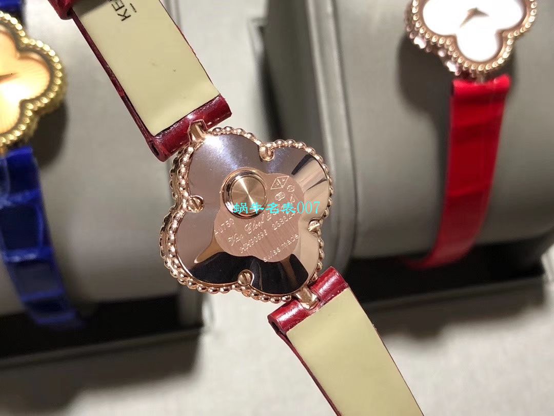 V&A Factory 2020年最新款 Replica 女表梵克雅宝ALHAMBRA系列VCARO8WT00,VCARO8SF00 wrist watches  / VCA09