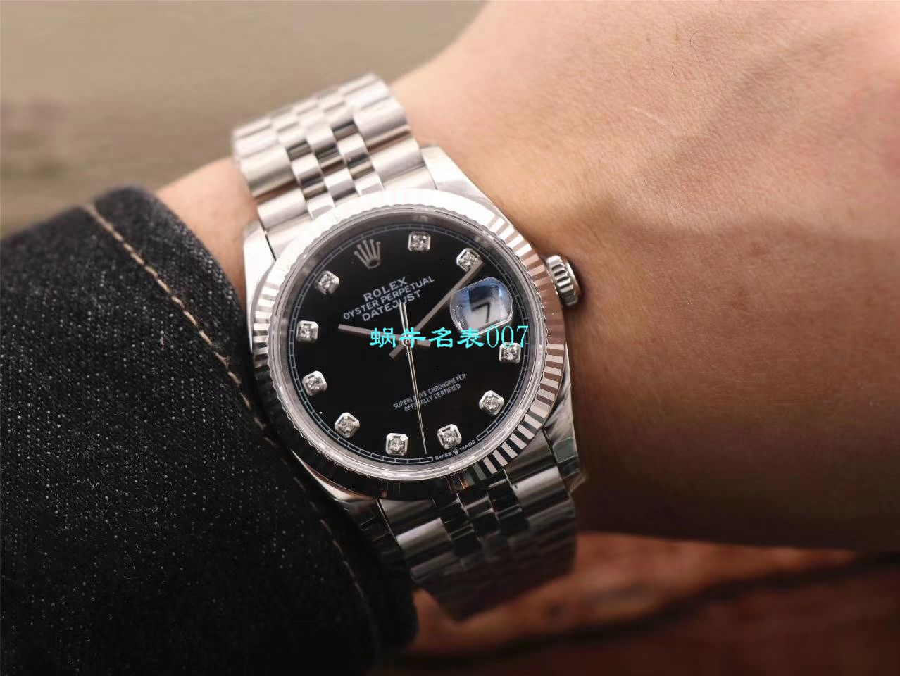  Video analysis EW Factory  top  Replica Copy  Rolex   Datejust 36毫米m126233-0025 wrist watches  / R356