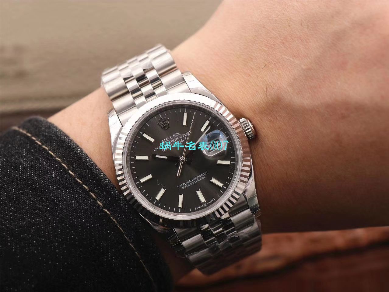  Video analysis EW Factory  top  Replica Copy  Rolex   Datejust 36毫米m126233-0025 wrist watches  / R356