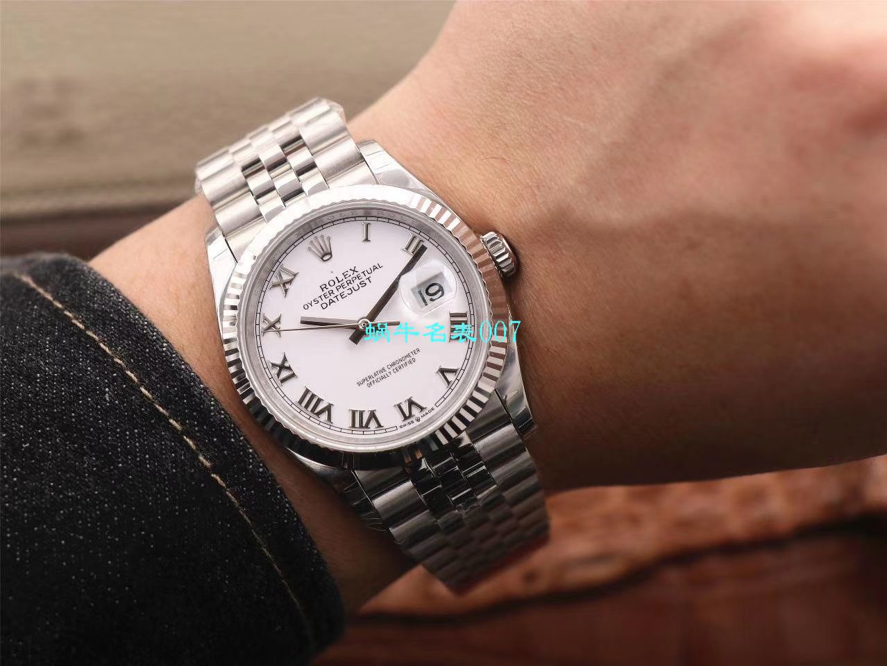  Video analysis EW Factory  top  Replica Copy  Rolex   Datejust 36毫米m126233-0025 wrist watches  / R356