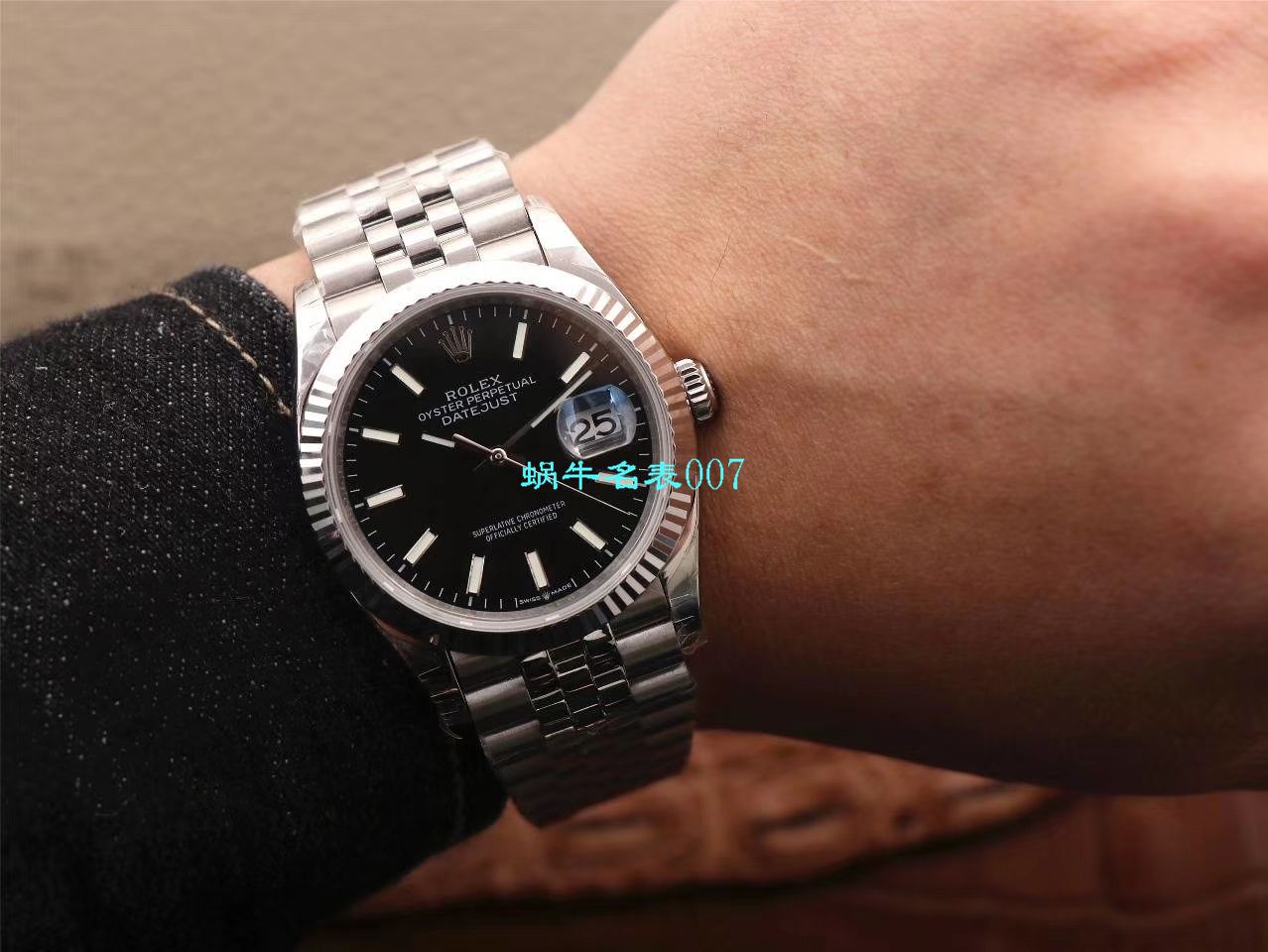  Video analysis EW Factory  top  Replica Copy  Rolex   Datejust 36毫米m126233-0025 wrist watches  / R356