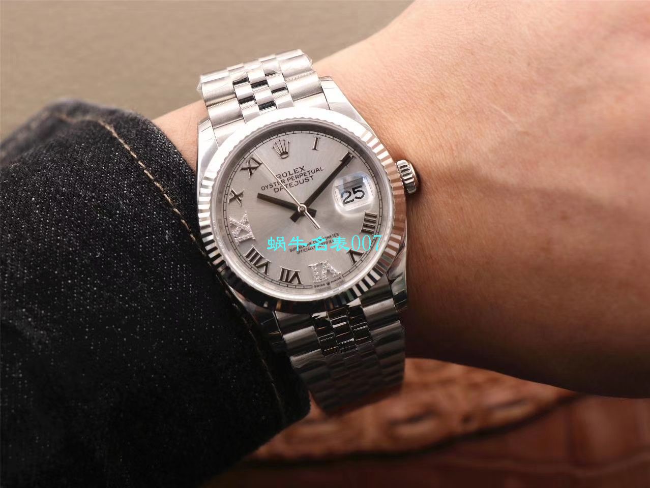  Video analysis EW Factory  top  Replica Copy  Rolex   Datejust 36毫米m126233-0025 wrist watches  / R356