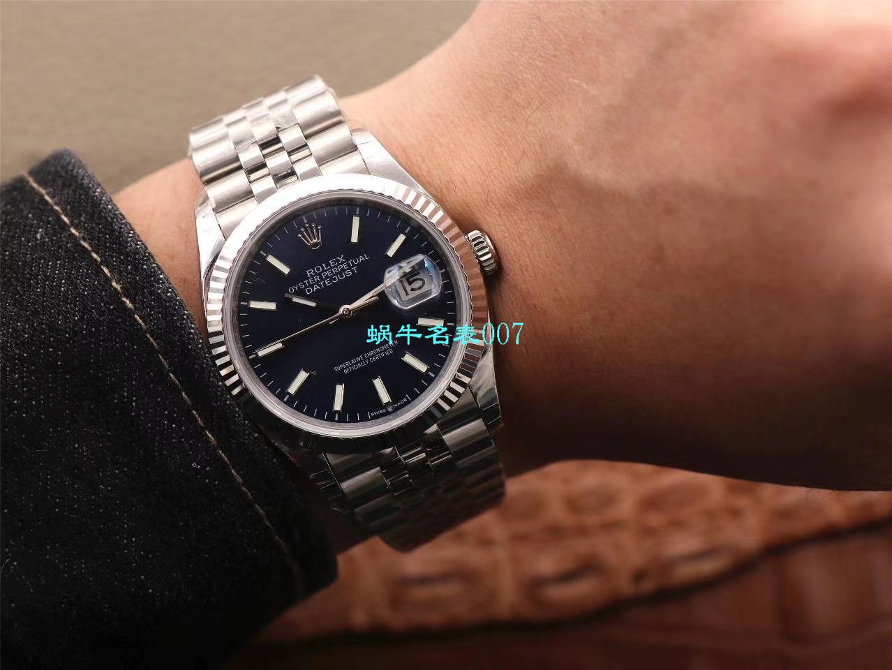  Video analysis EW Factory  top  Replica Copy  Rolex   Datejust 36毫米m126233-0025 wrist watches  / R356