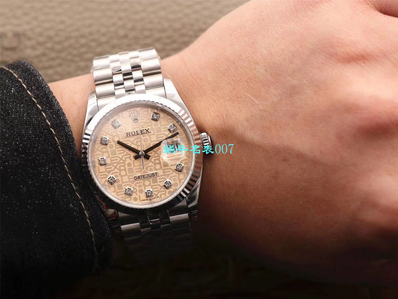  Video analysis EW Factory  top  Replica Copy  Rolex   Datejust 36毫米m126233-0025 wrist watches  / R356