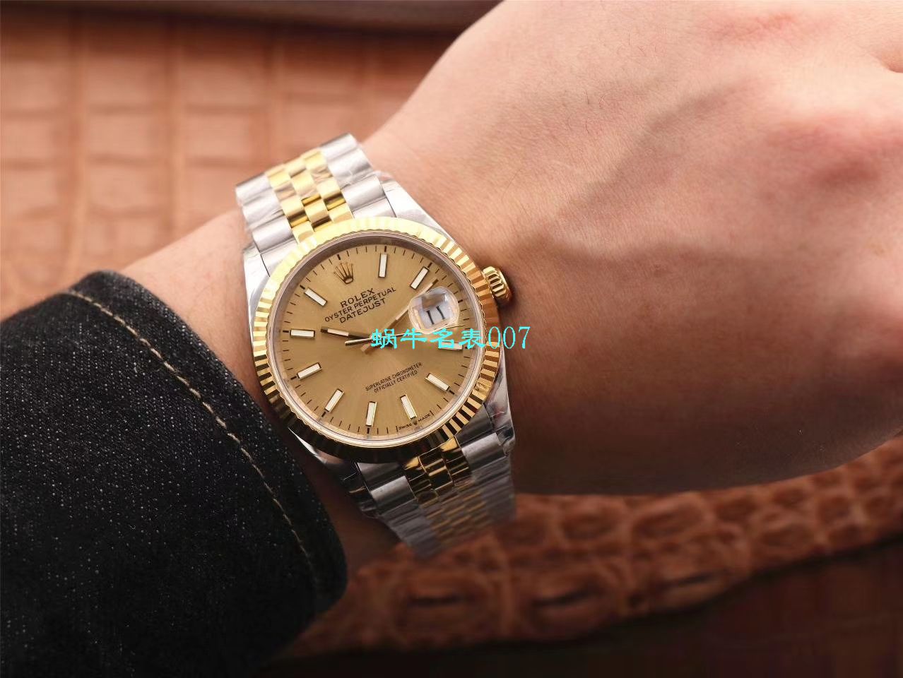  Video analysis EW Factory  top  Replica Copy  Rolex   Datejust 36毫米m126233-0025 wrist watches  / R356