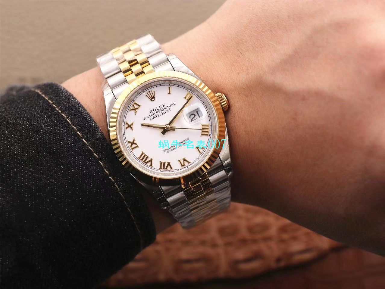  Video analysis EW Factory  top  Replica Copy  Rolex   Datejust 36毫米m126233-0025 wrist watches  / R356