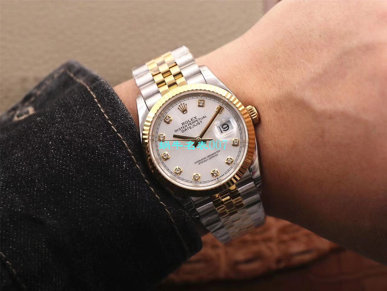  Video analysis EW Factory  top  Replica Copy  Rolex   Datejust 36毫米m126233-0025 wrist watches  / R356
