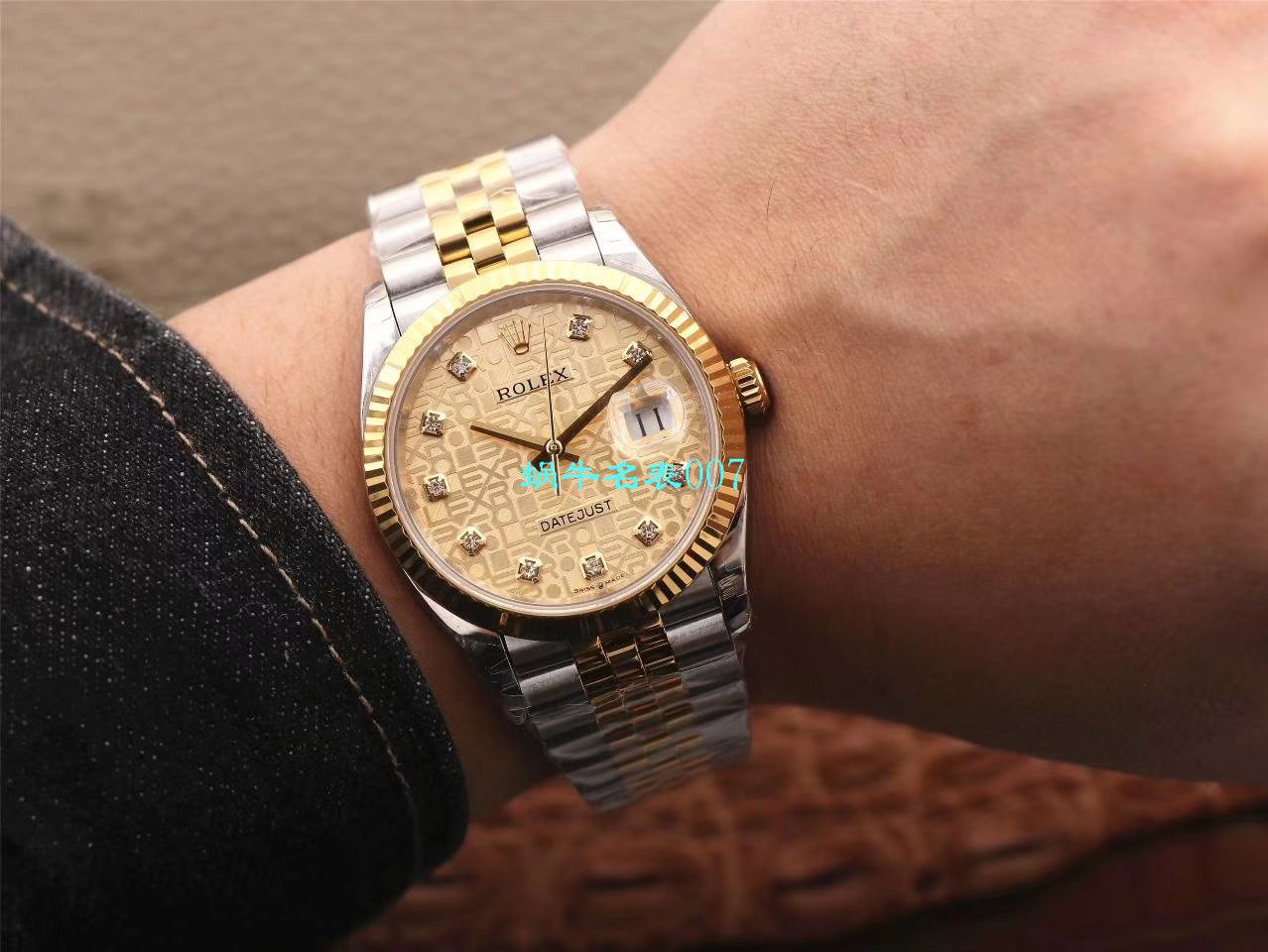  Video analysis EW Factory  top  Replica Copy  Rolex   Datejust 36毫米m126233-0025 wrist watches  / R356