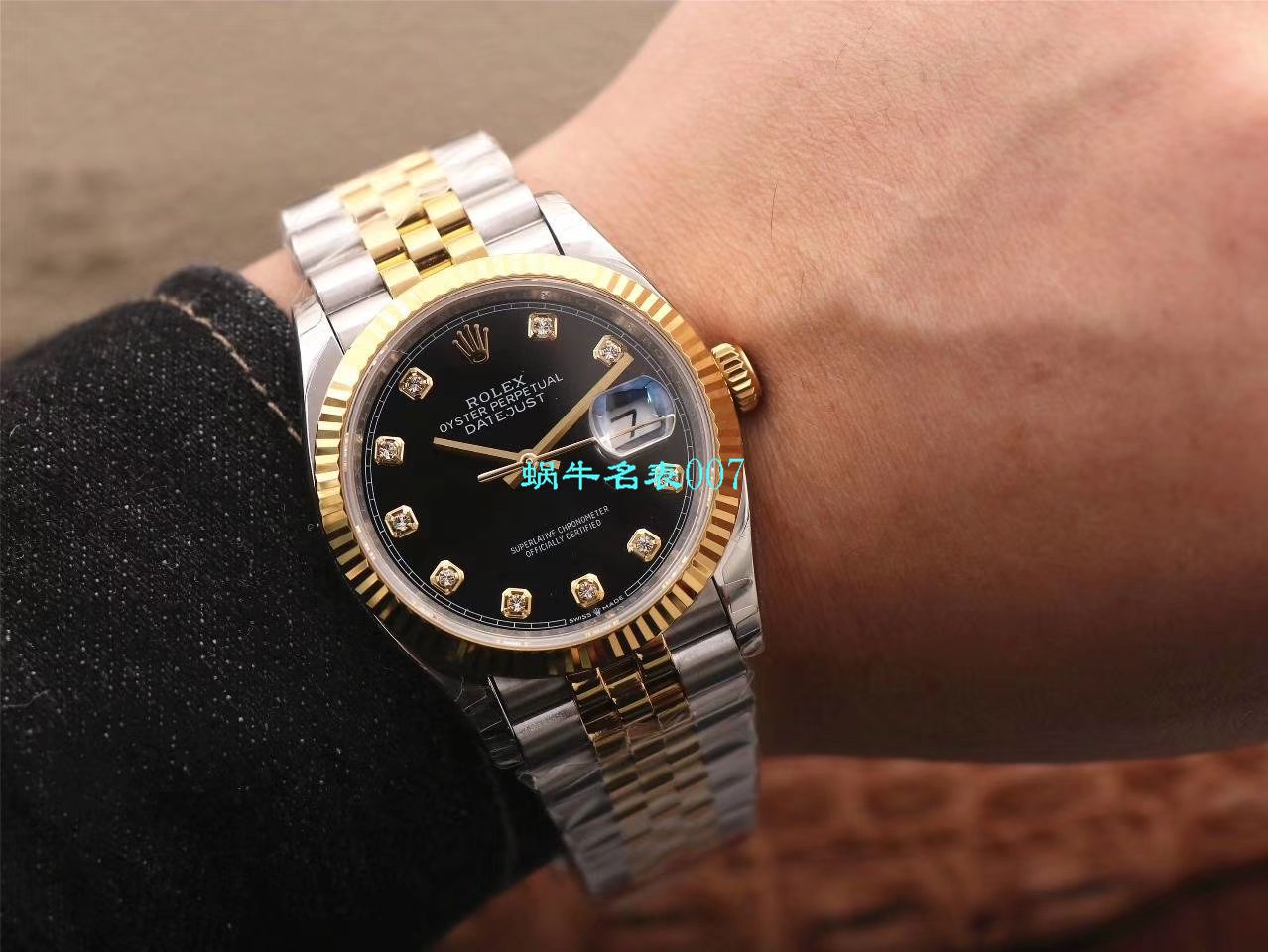  Video analysis EW Factory  top  Replica Copy  Rolex   Datejust 36毫米m126233-0025 wrist watches  / R356