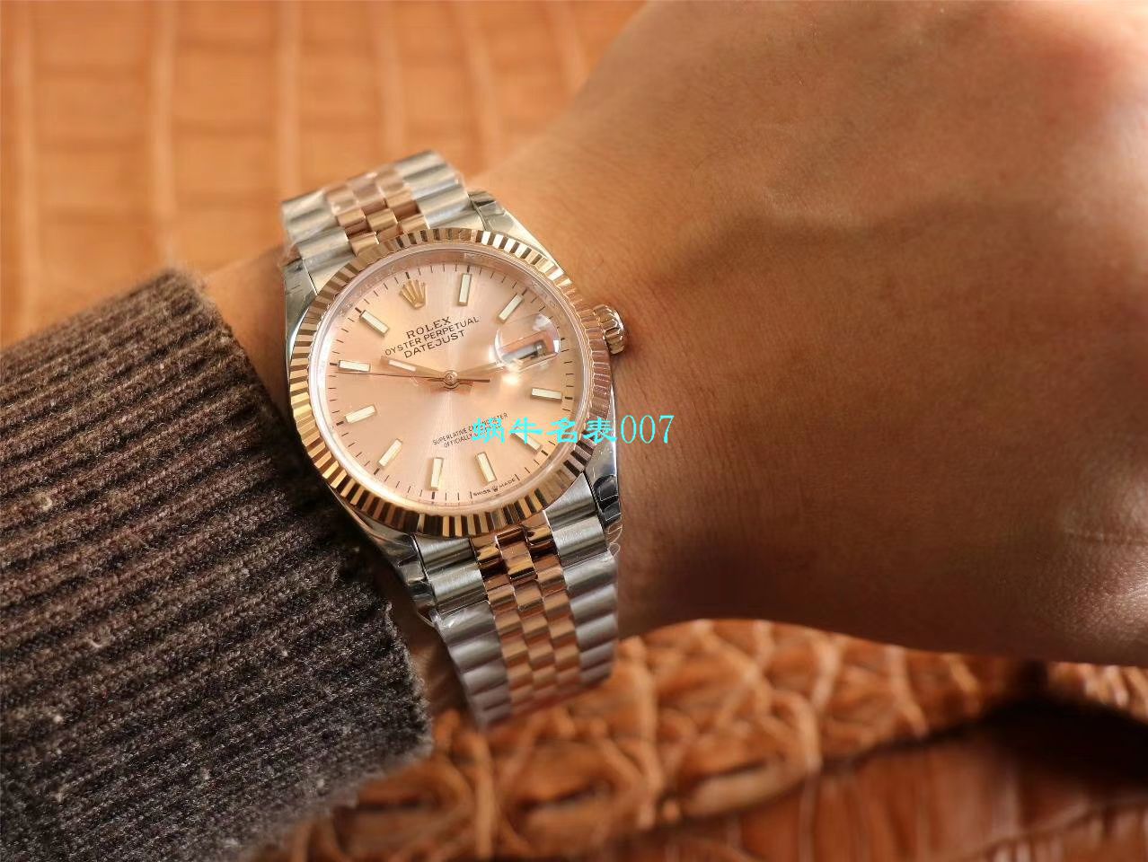  Video analysis EW Factory  top  Replica Copy  Rolex   Datejust 36毫米m126233-0025 wrist watches  / R356