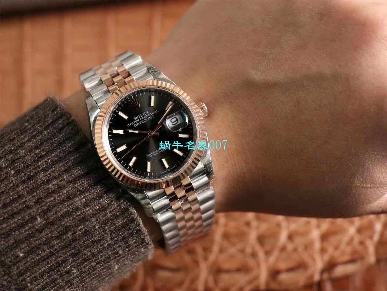  Video analysis EW Factory  top  Replica Copy  Rolex   Datejust 36毫米m126233-0025 wrist watches  / R356