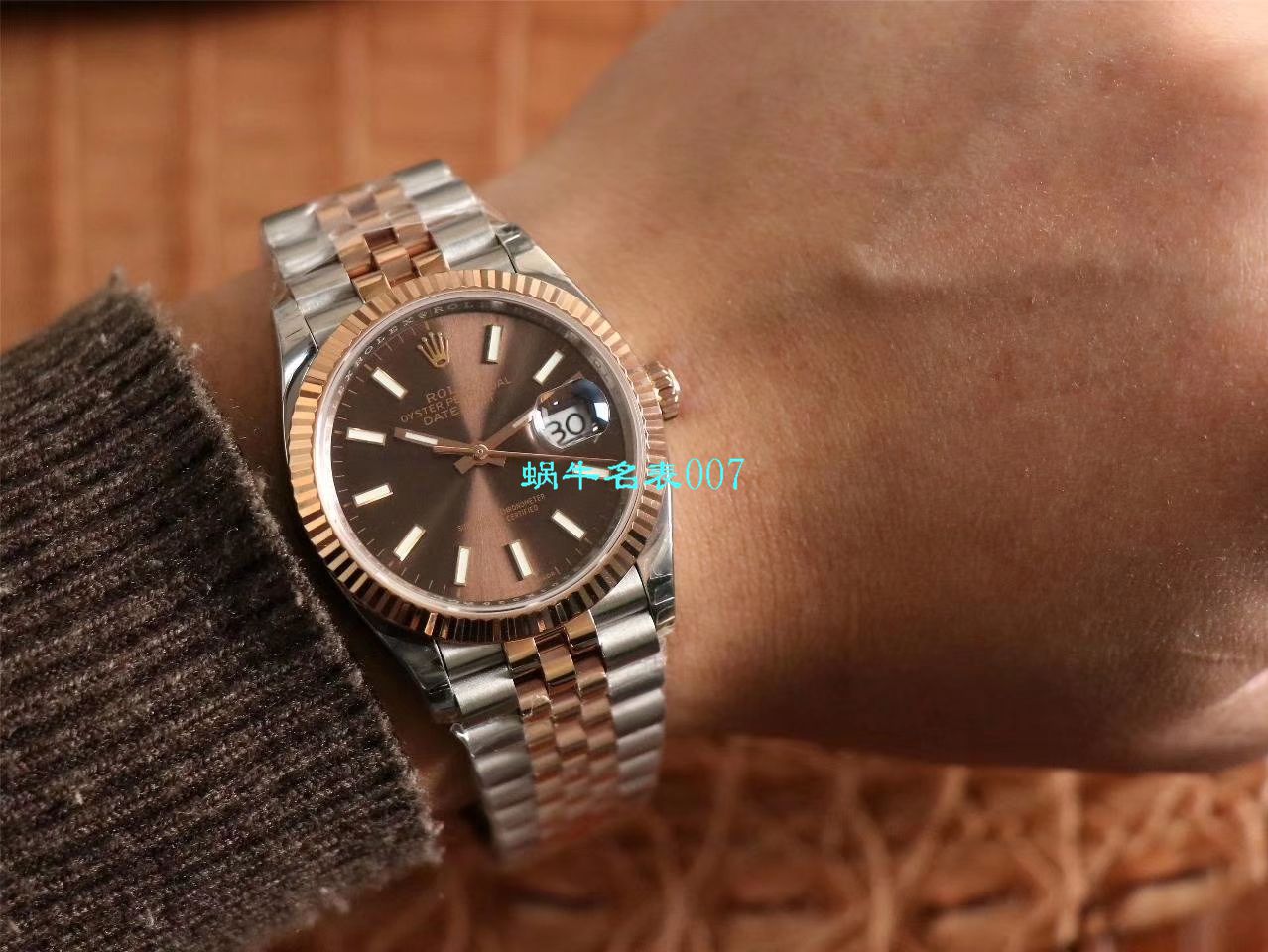  Video analysis EW Factory  top  Replica Copy  Rolex   Datejust 36毫米m126233-0025 wrist watches  / R356