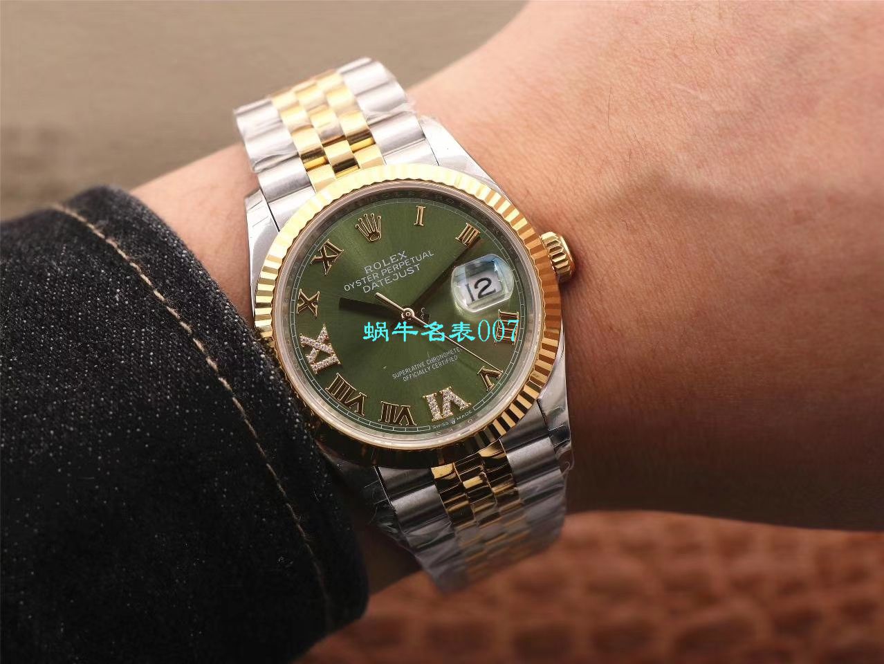  Video analysis EW Factory  top  Replica Copy  Rolex   Datejust 36毫米m126233-0025 wrist watches  / R356