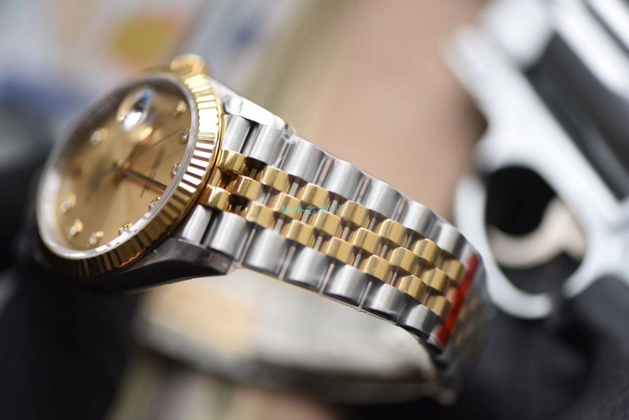 EW Factory 官网 top  Replica Copy  Rolex   Datejust 系列116233香槟盘镶钻 wrist watches  / R357EW