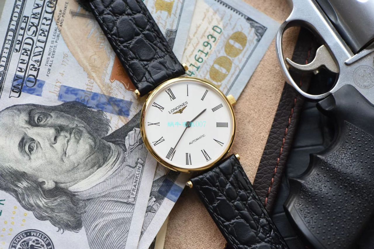  Video analysis  Longines 优雅 Replica Copy  嘉岚系列L4.908.2.11.2 wrist watches  / L165