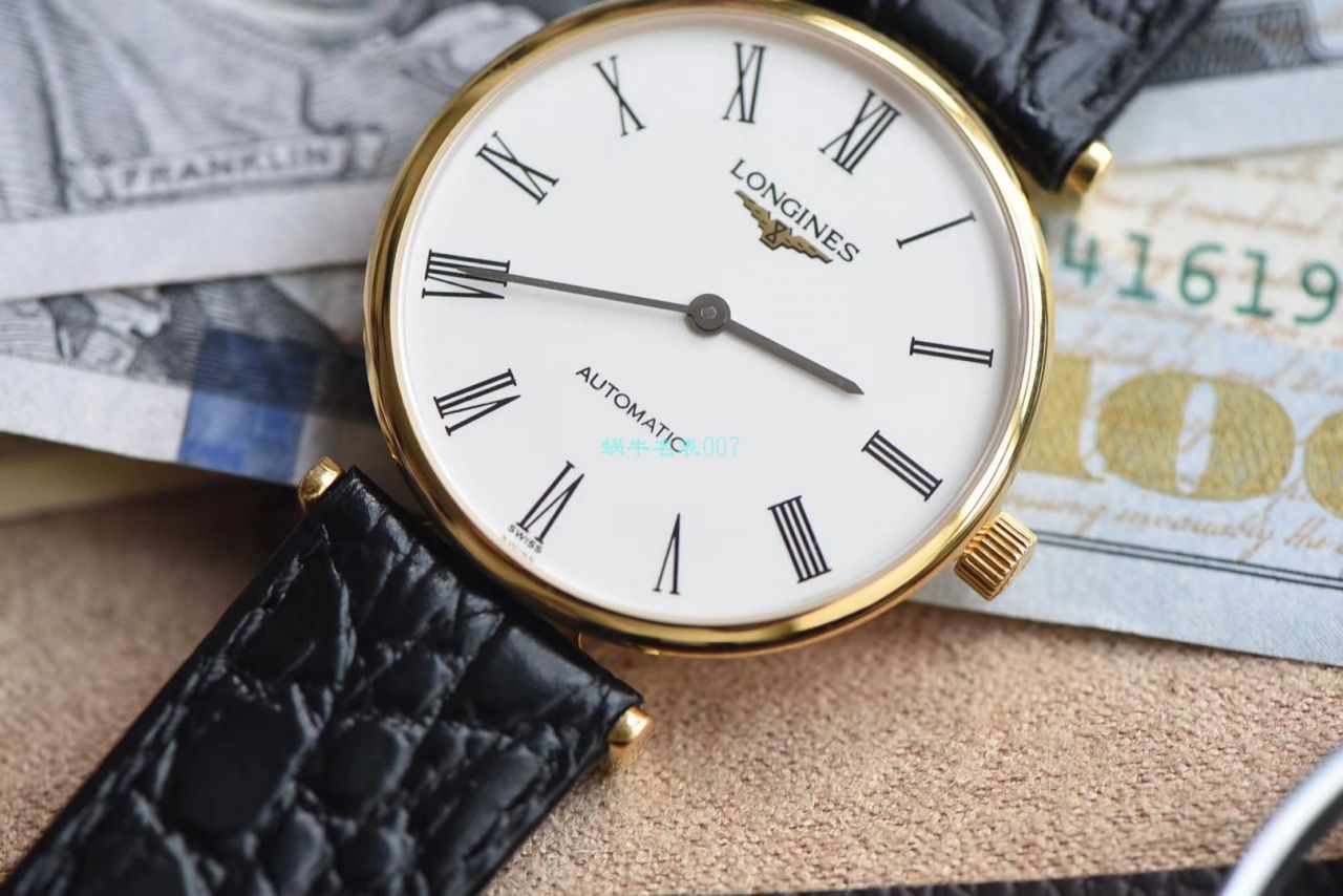  Video analysis  Longines 优雅 Replica Copy  嘉岚系列L4.908.2.11.2 wrist watches  / L165