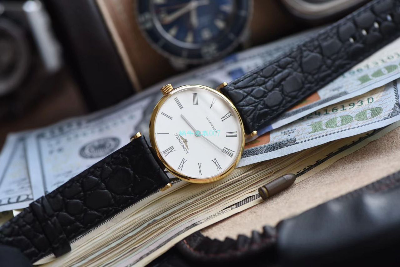  Video analysis  Longines 优雅 Replica Copy  嘉岚系列L4.908.2.11.2 wrist watches  / L165