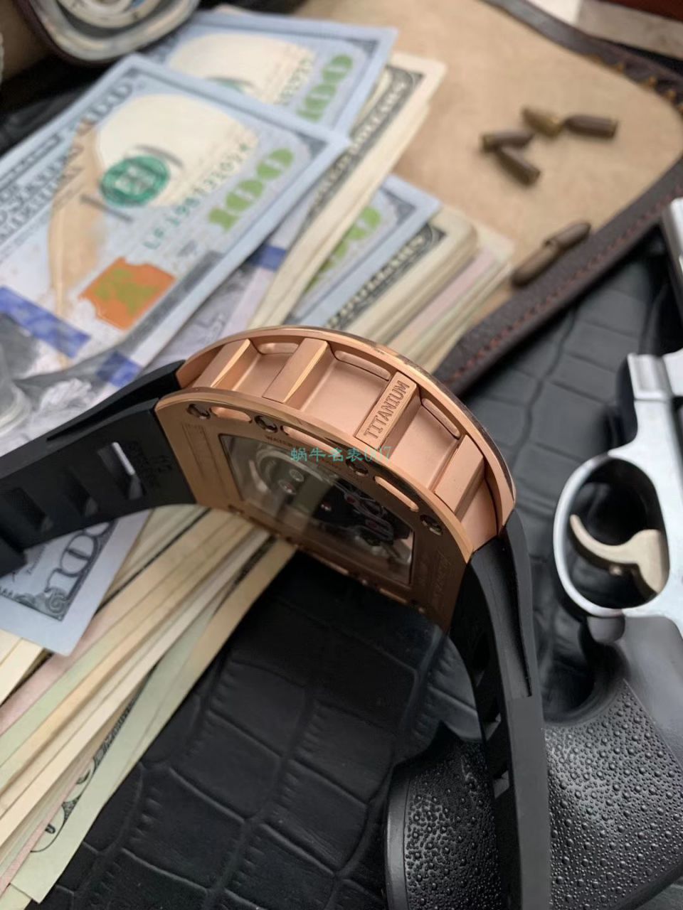 【 Video analysis 】EUR Factory RICHARD MILLE Richard Mille Tourbillon 男RM 052 top  Replica Copy 紫金骷髅头至尊鬼王 wrist watches  / RM052EUR