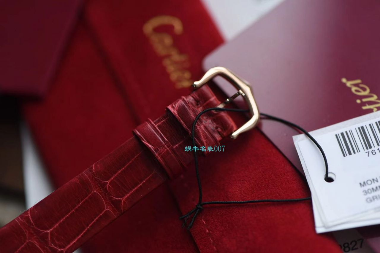 台湾 Factory  Cartier  特别款中国红鎏金时刻 Replica Copy WJBL0010，WBGL0007 Ballon Blanc de  Cartier 女士 wrist watches  / K267
